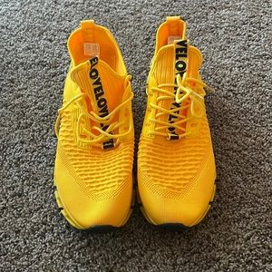 Bright Yellow Men’s Gym Shoes